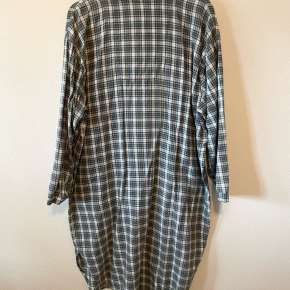 Vintage Acme Clothing Taz Long Plaid Sleep Shirt - Picture 5 of 6